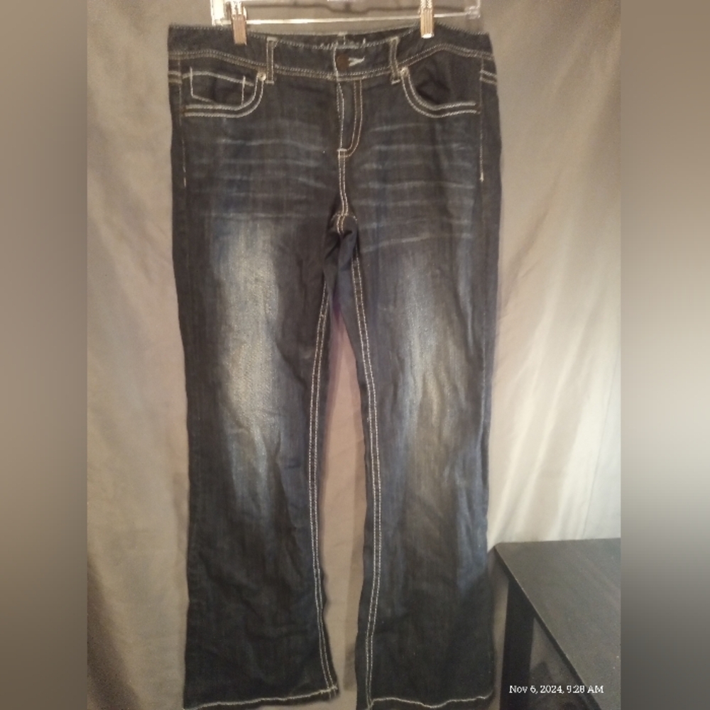 Maurice stretch juniors blue jeans